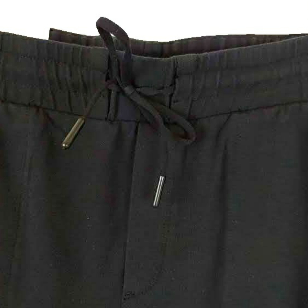 NWT 90 Degree Womens L Black Twill Zip Pockets Cuff Pants - Picture 6 of 8